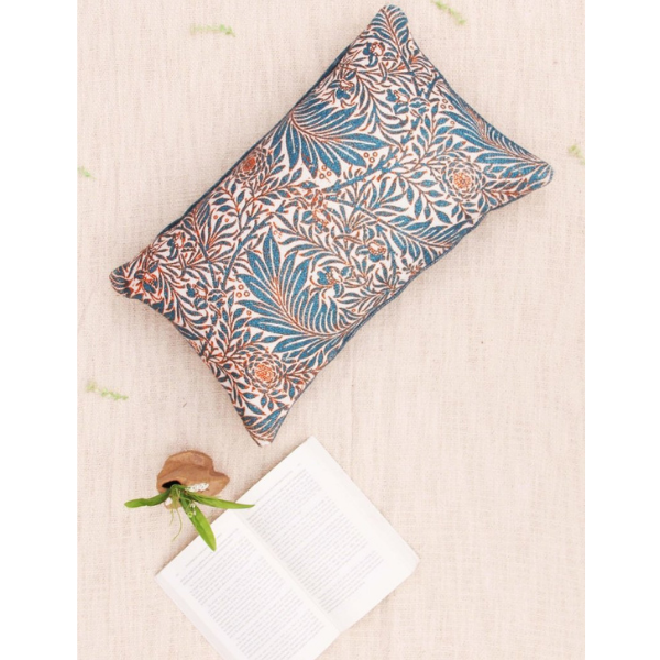 ESTONIA- LUMBAR CUSHION COVER - BLUE